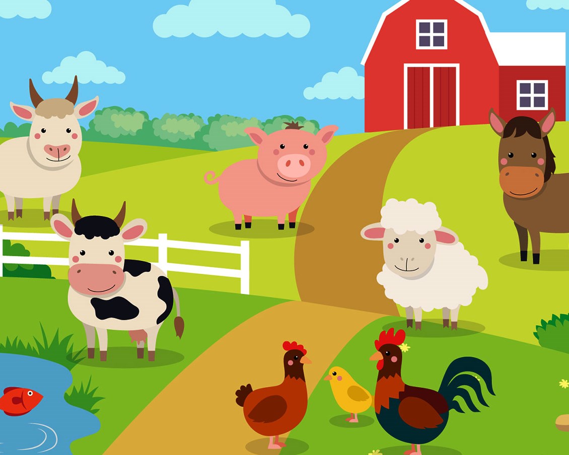 <p>On the farm</p>